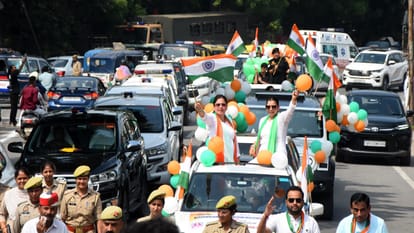 Tiranga vahan rally held in Bareilly