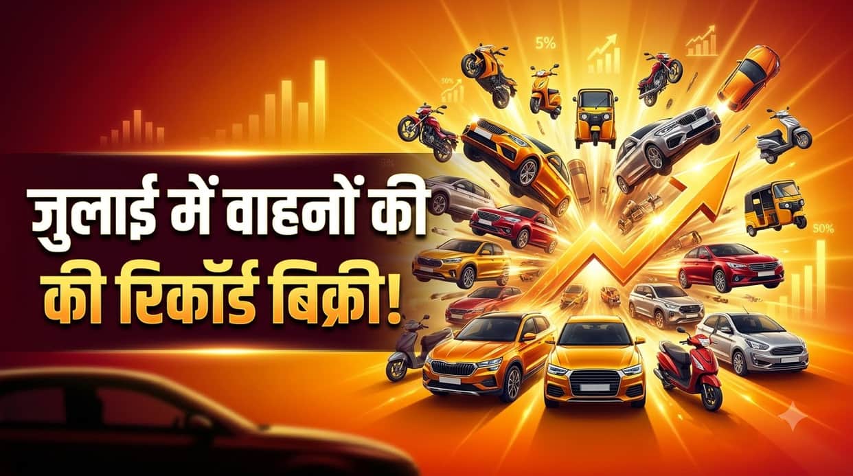 India Auto Sales Hit Record High in July 2026, Passenger Vehicles Rise 34.3%: SIAM Data