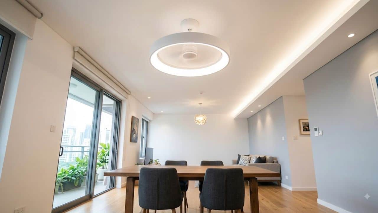bladeless ceiling fan how it Works benefits coanda effect demand