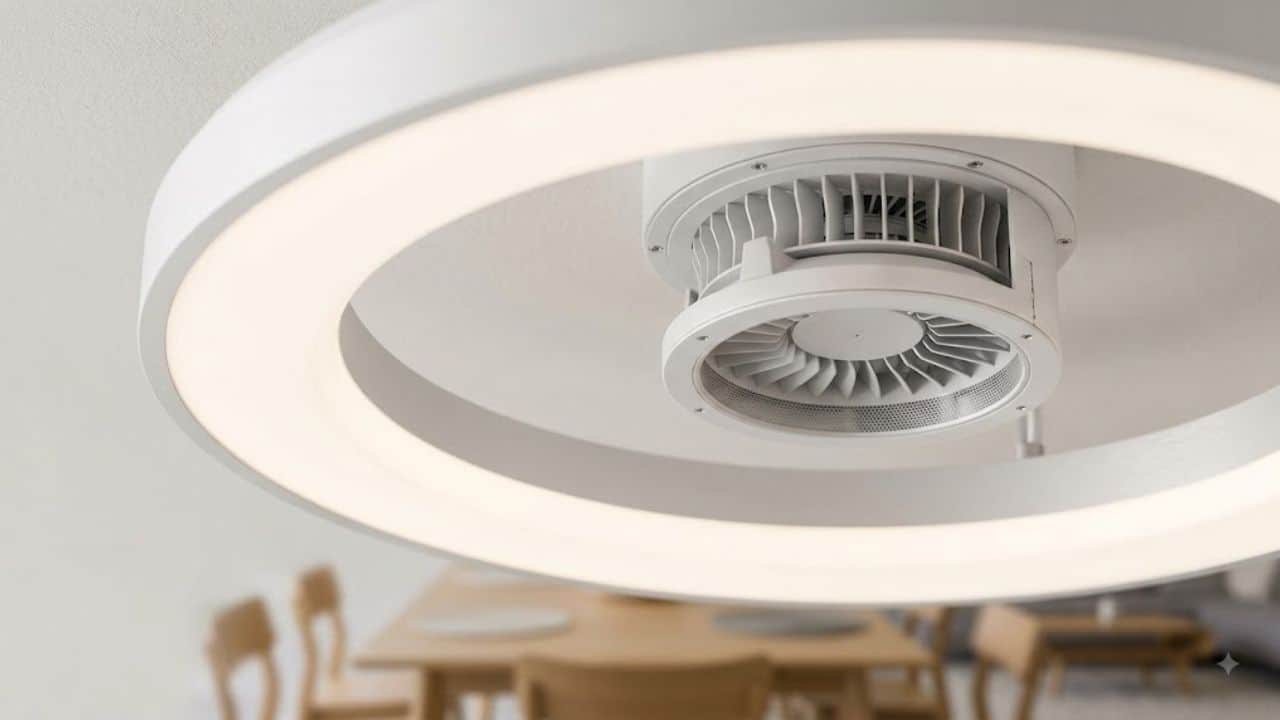 bladeless ceiling fan how it Works benefits coanda effect demand