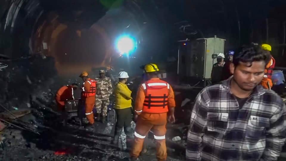 Chamoli Tunnel landslide Pipalkoti Rescue Operation Underway for Three People Trapped in THDC Tunnel