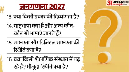 Explainer full list of forty questions home ministry issue which ask in census 2027 include caste work family