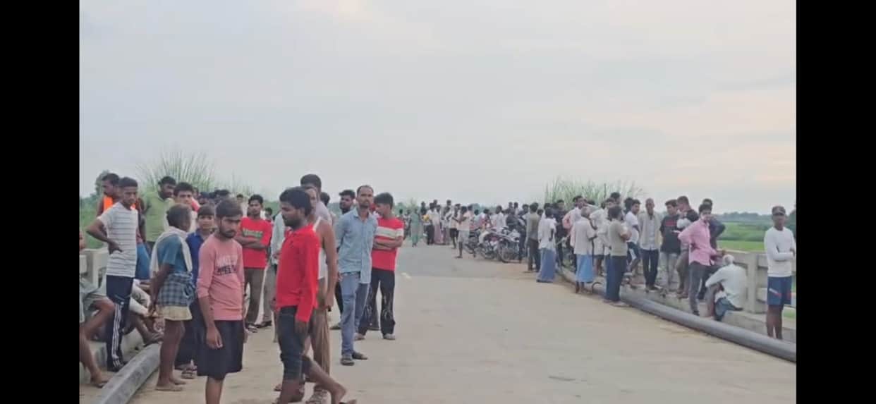 Elderly man drowns while crossing river holding buffalo's tail; SDRF and divers engaged in search operation