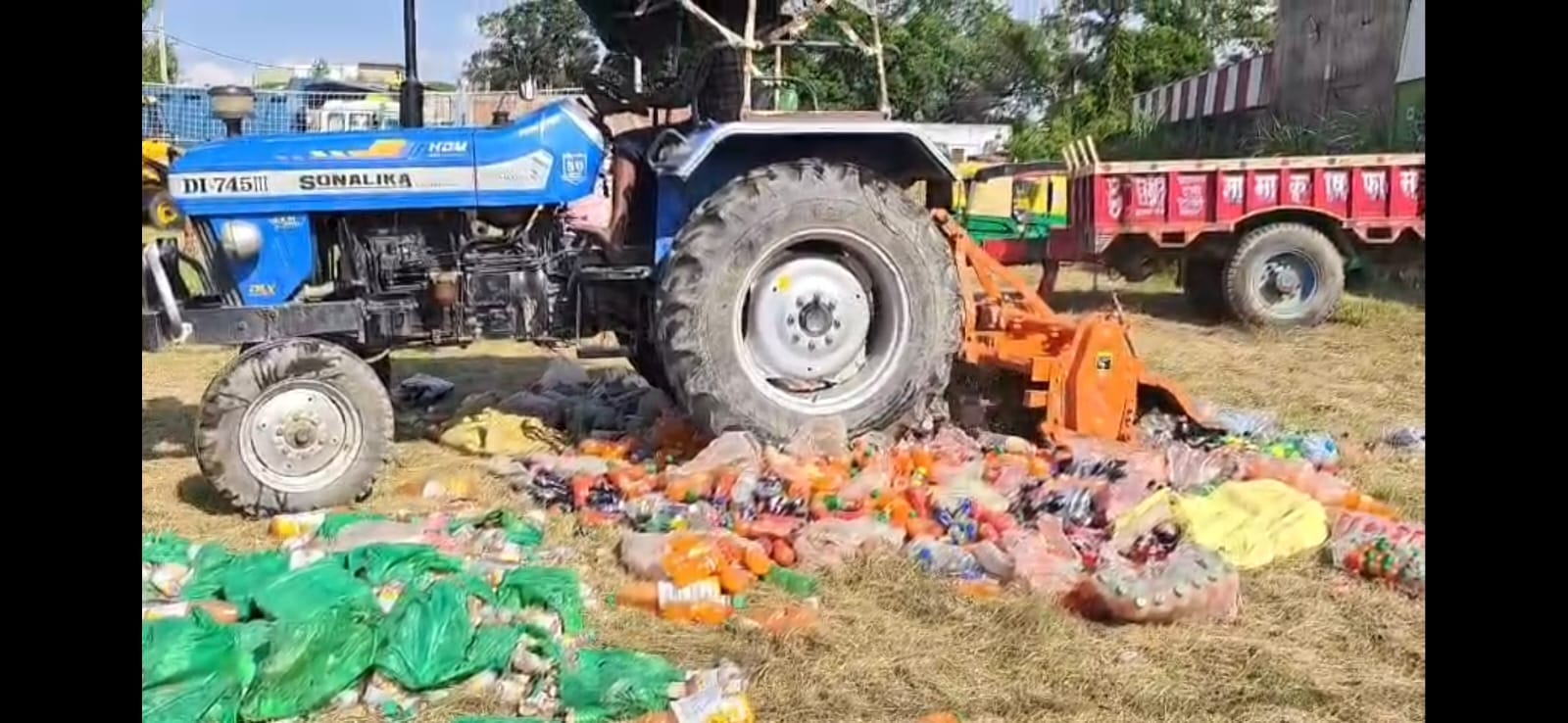 Expired Cold Drinks Destroyed