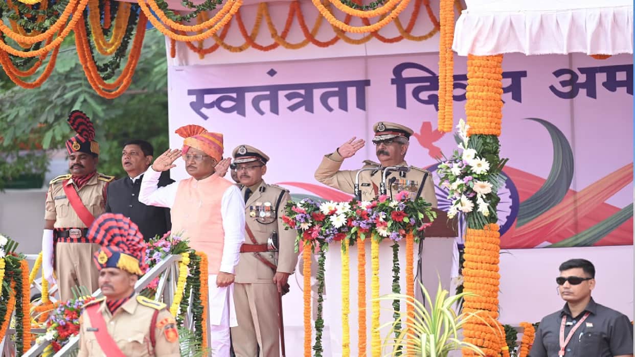 CM Sai will hoist the flag in Raipur, know here who will hoist the tricolor where in Chhattisgarh?