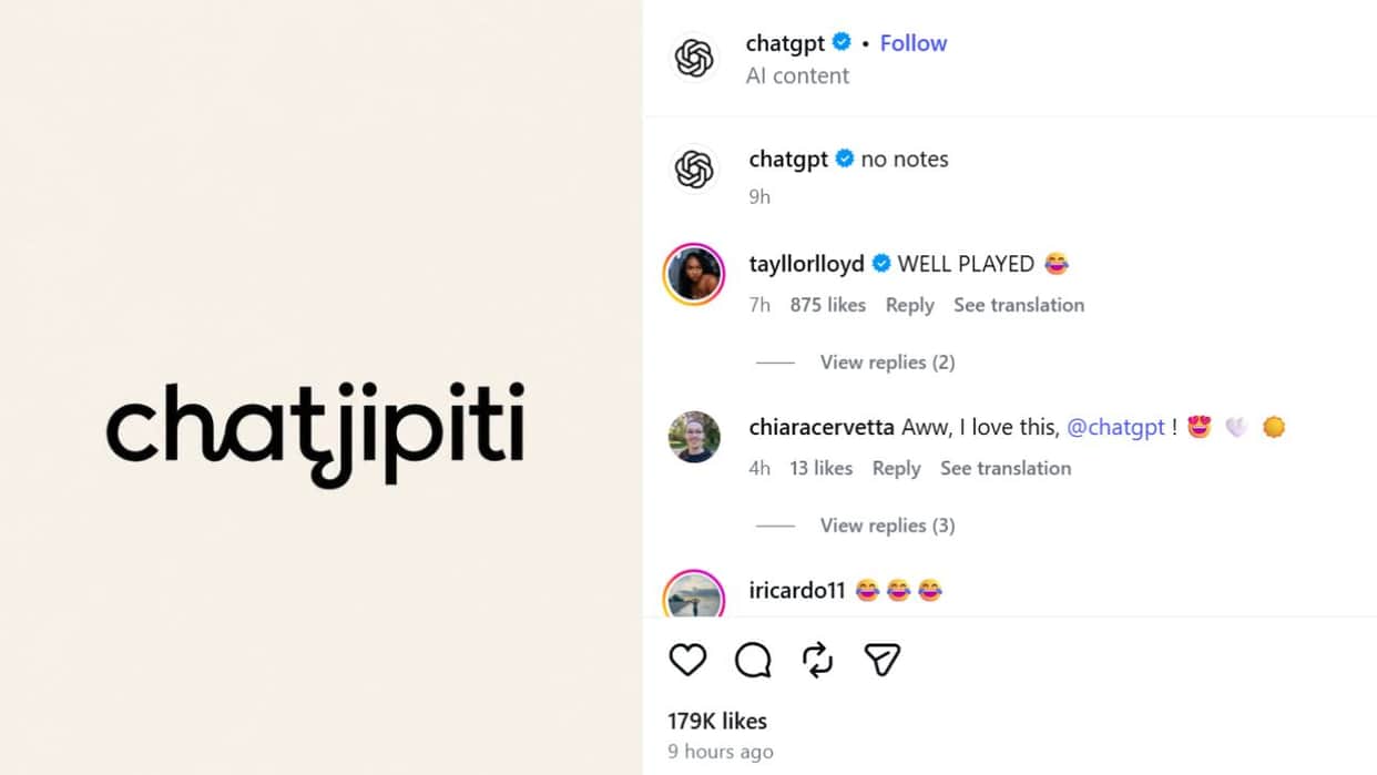 instagram new wordmark becomes meme material on social media chatgpt instamart takes trend