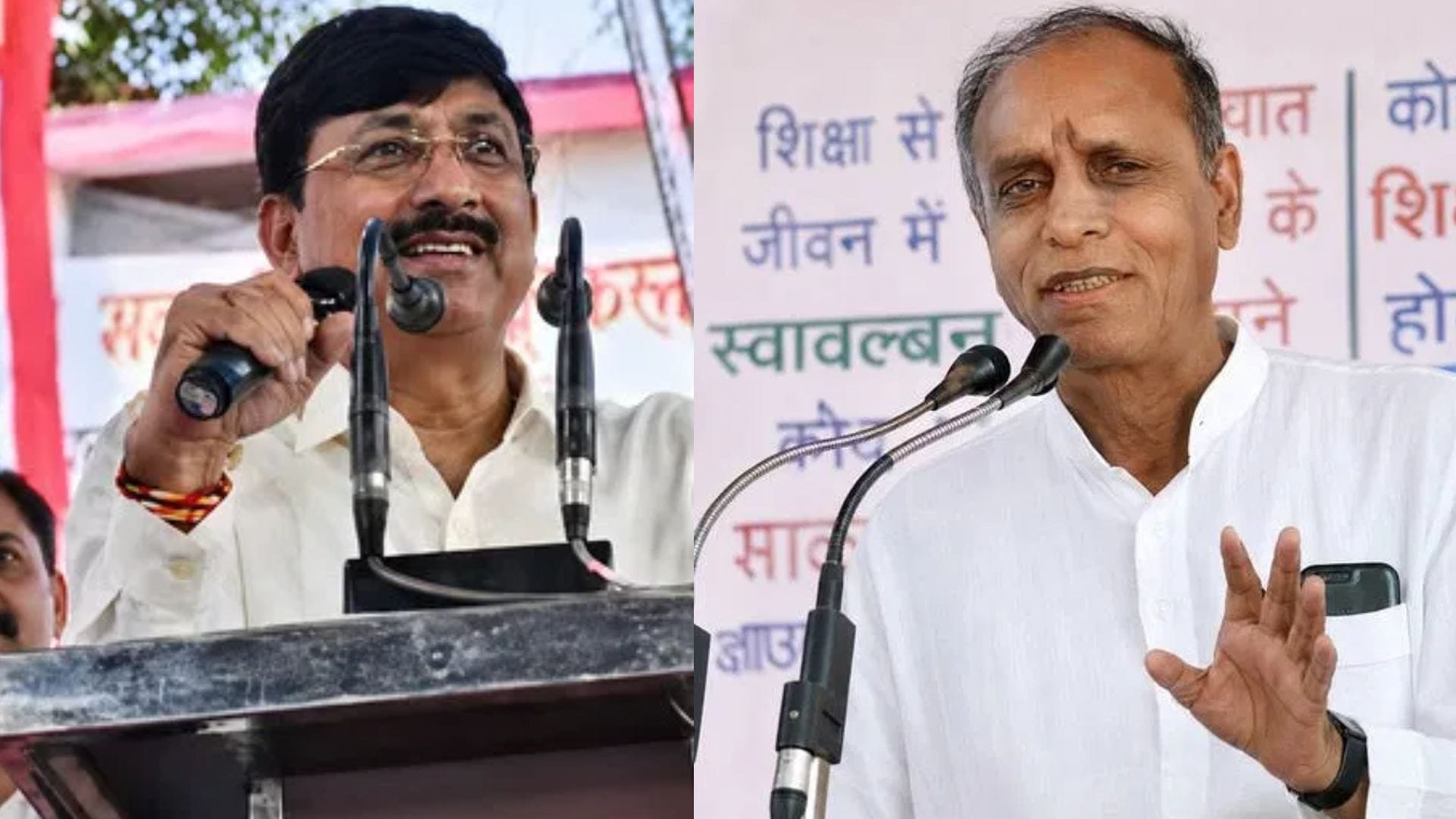 कलेक्टर और सरपंच की मंच पर ही हुई बहस