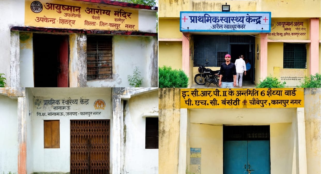 Kanpur No doctors yet treatment continues over 40 health centers rely on pharmacists and ANMs