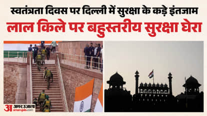 लाल किले पर सुरक्षा सख्त