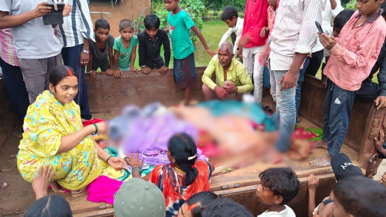Body showed signs of movement before placed on funeral pyre last rites had to be halted in sonbhadra