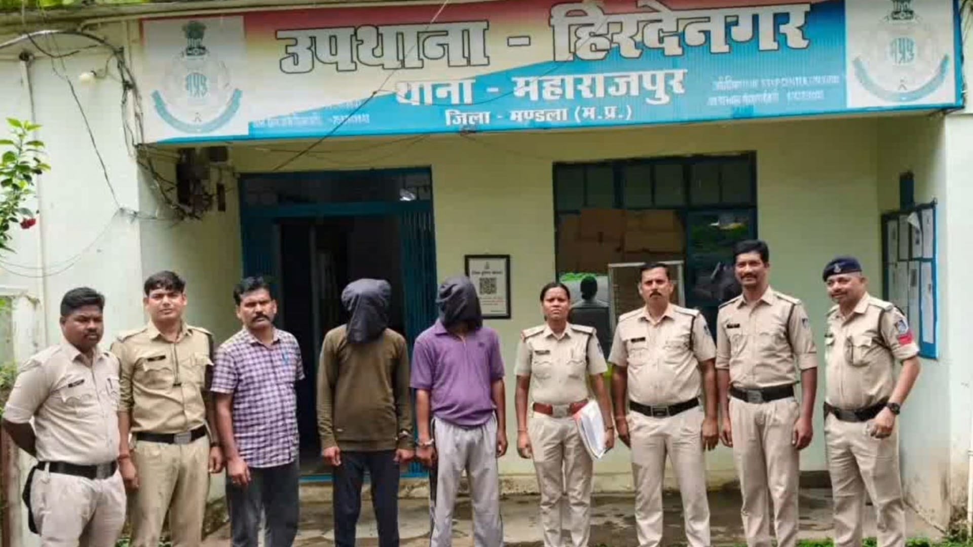पुलिस हिरासत में आरोपी