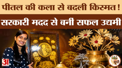 Moradabad Ground Report: Young entrepreneur's unique business—creating attractive home decor from brass wire.