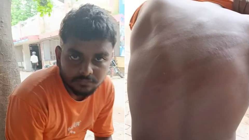 police detained young man at police station and beat him brutally in Agra