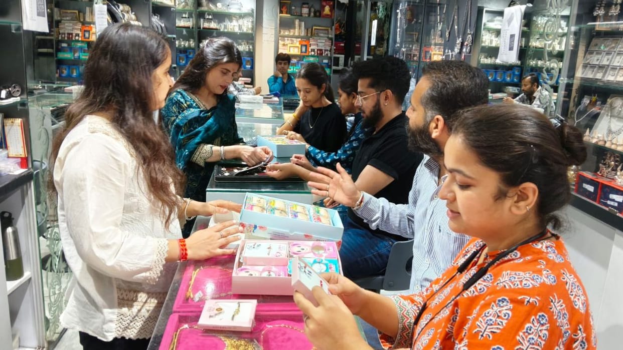 raksha bandhan 2026 shimla silver rakhi market price