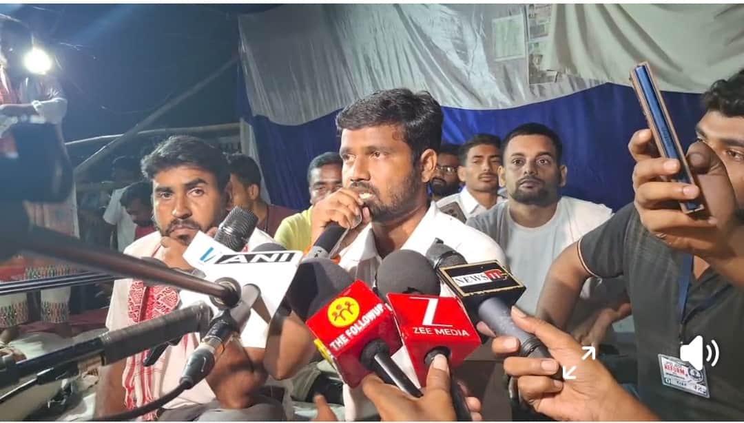 आंदोलनकारी छात्र नेता रविंद्र पासवान।