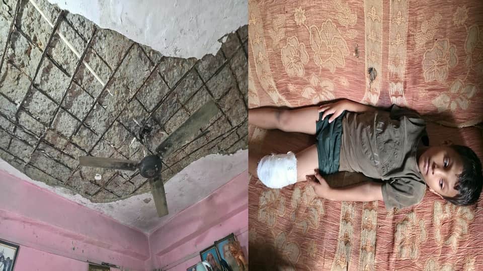 Roof collapses in Kanshiram Township