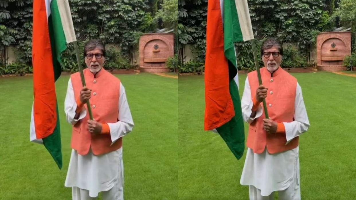 Amitabh Bachchan celebrates independence remember kbc 18 and share video