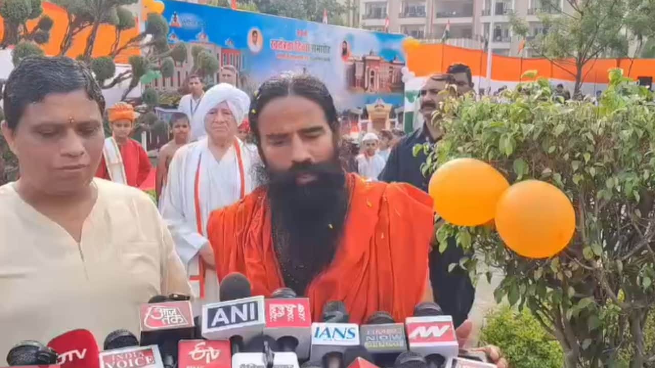 Independence Day 2026: CM Dhami Hoists Tricolour Baba Ramdev Raises Issues of Corruption and Drug Abuse