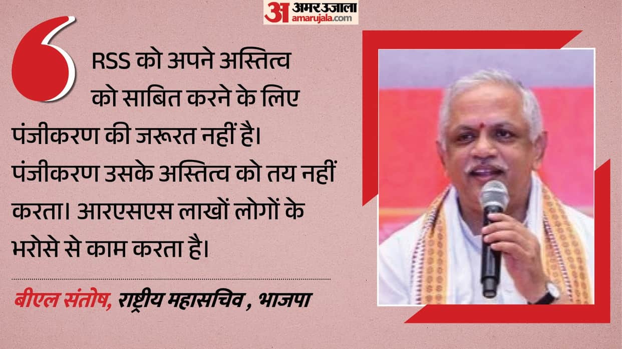 RSS Registration Row BL Santosh Priyank Kharge Akhand Bharat