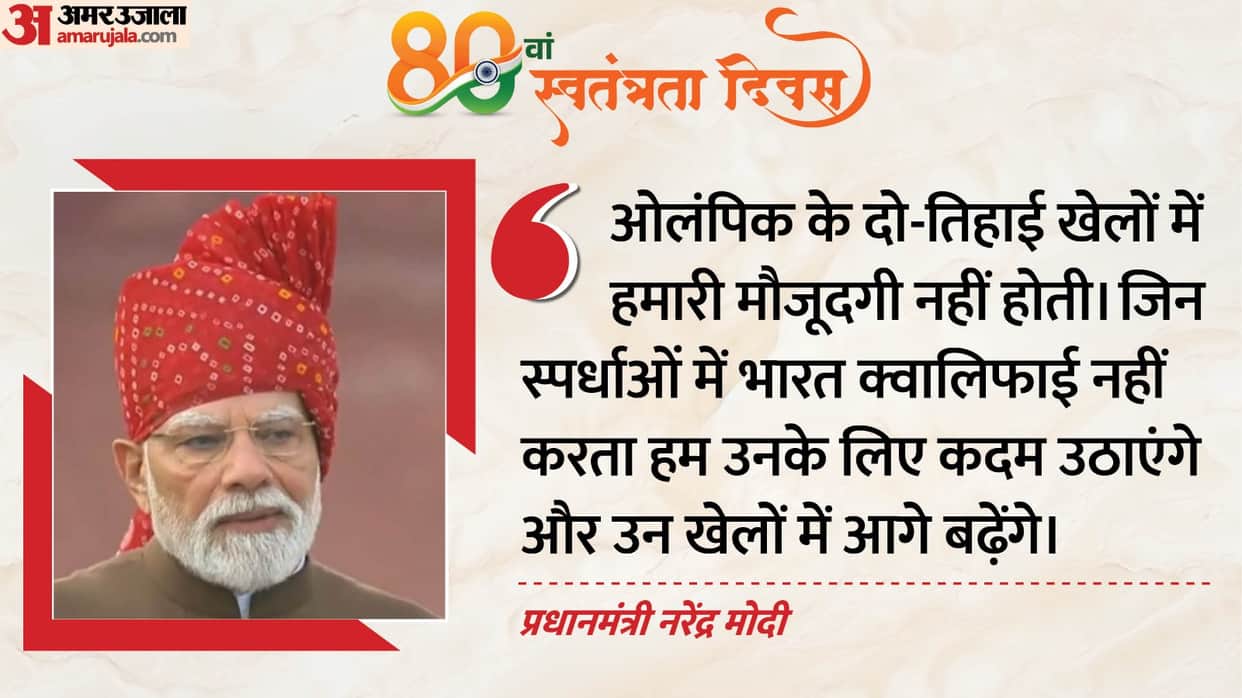 Independence Day: PM Modi Announces Nationwide Talent Hunt for 2036 Olympics, Focus on Children Aged 5-15