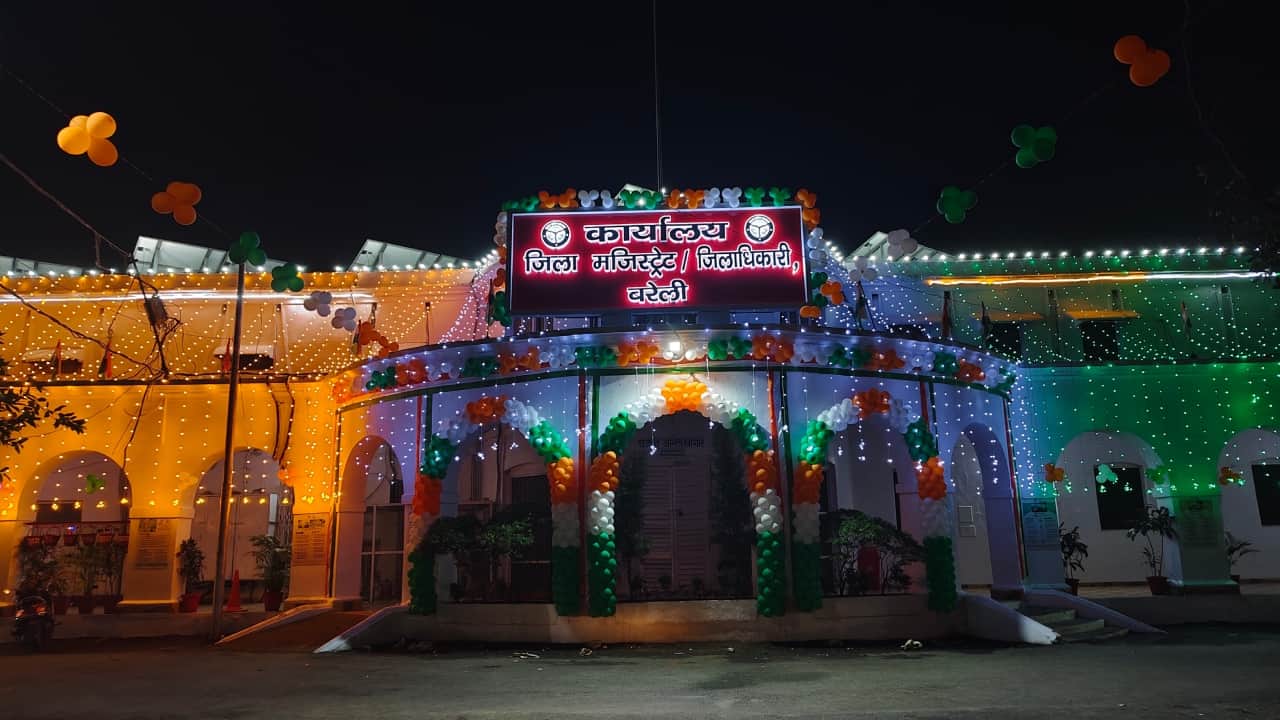 The city of Bareilly is decked in the colours of the Tricolour on Independence Day 2026
