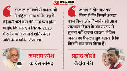 जयराम रमेश, प्रह्लाद जोशी