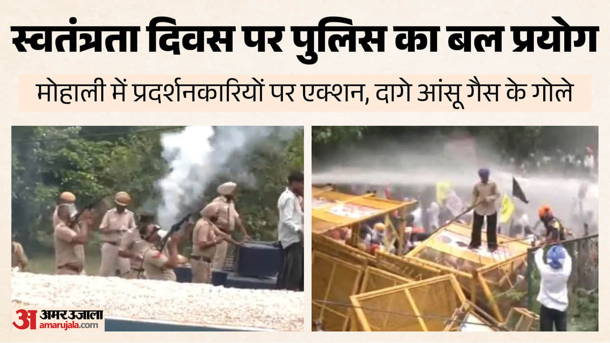 Police action on protesters in Mohali