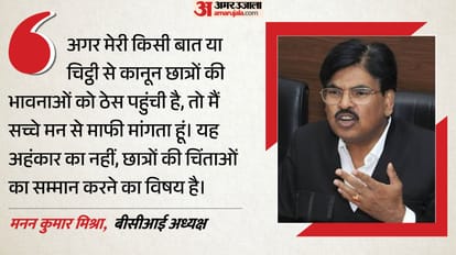 मनन कुमार मिश्रा, बीसीआई अध्यक्ष