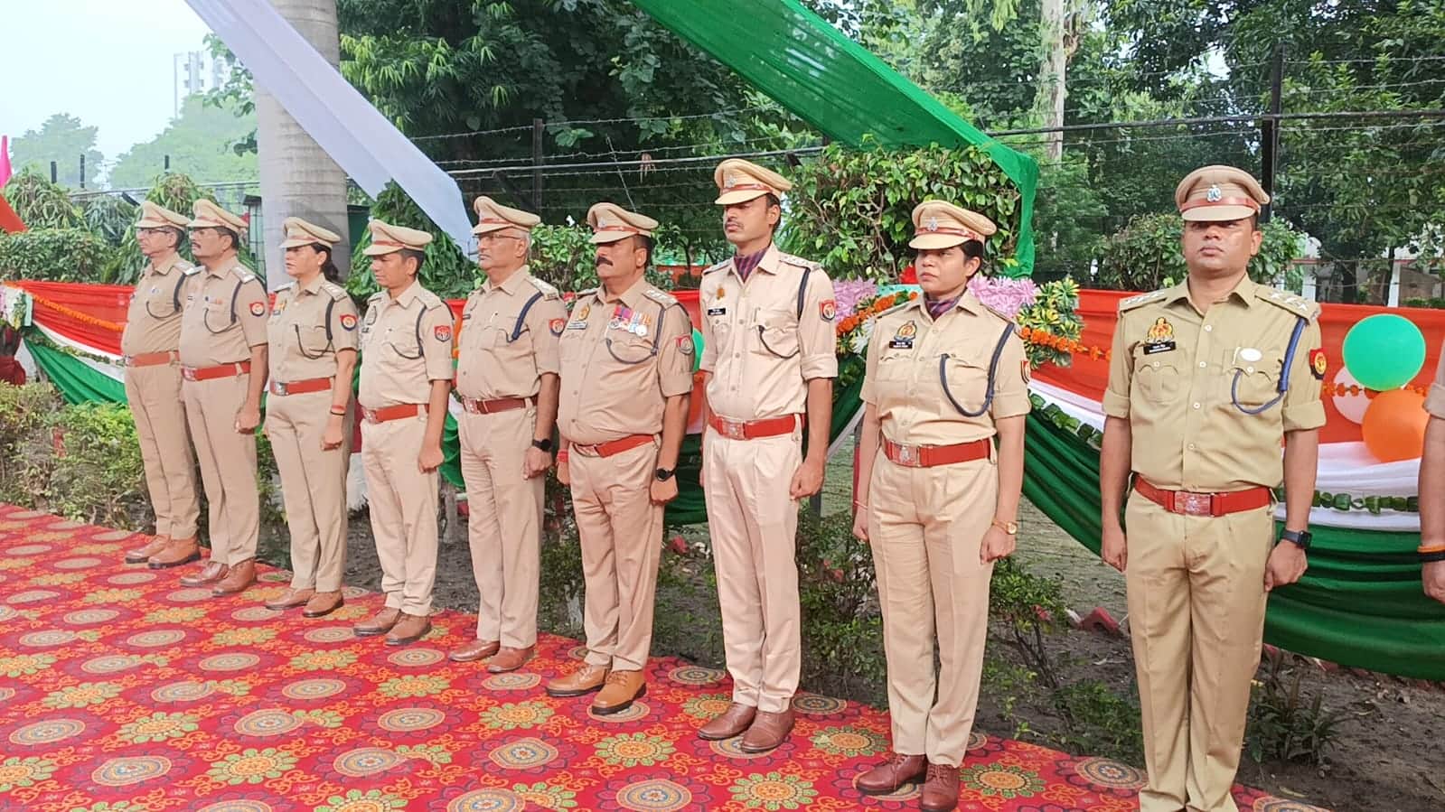 भारत का स्वतंत्रता दिवस: मेरठ पुलिस लाइन में मनाया गया स्वतंत्रता दिवस