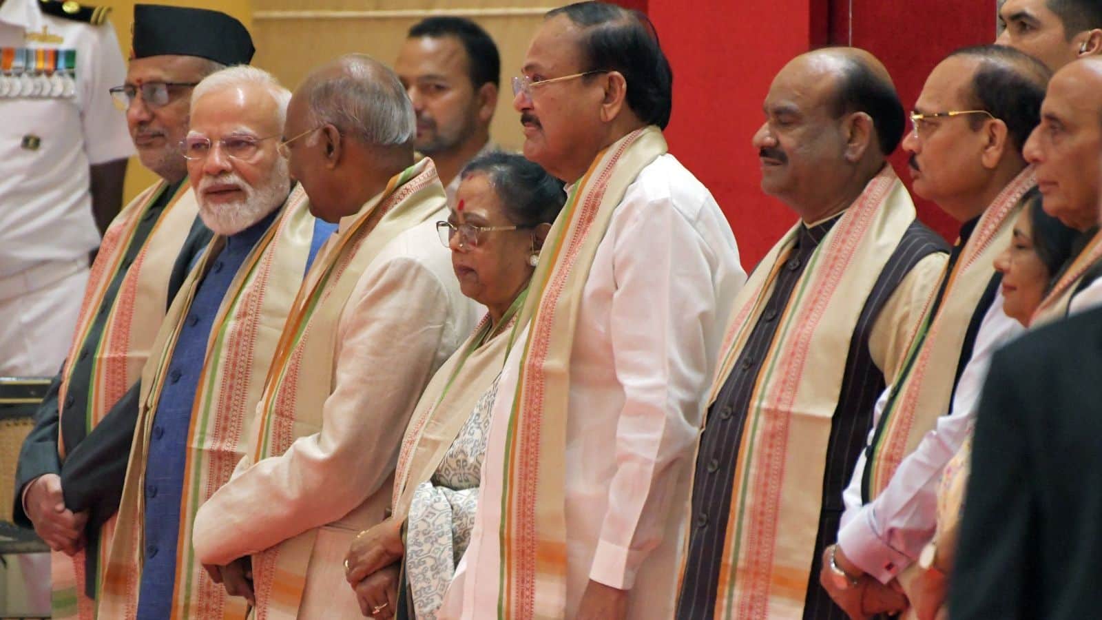 Independence Day At Home Reception at Rashtrapati Bhavan pm modi Droupadi Murmu