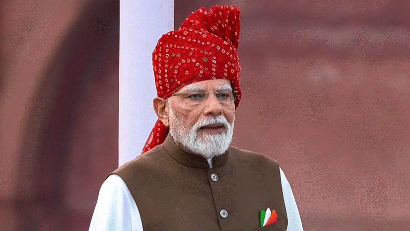 Independence Day 2026: PM Modi Red Tie-and-Dye Turban at Red Fort Highlights India Cultural Diversity