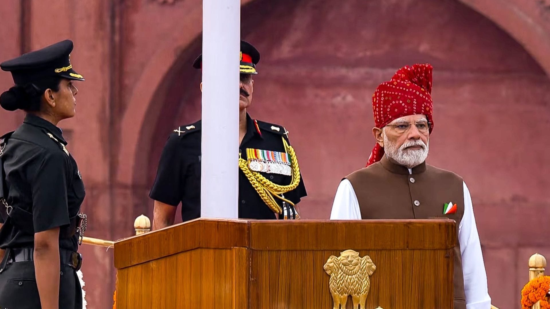 Independence Day 2026: PM Modi Red Tie-and-Dye Turban at Red Fort Highlights India Cultural Diversity