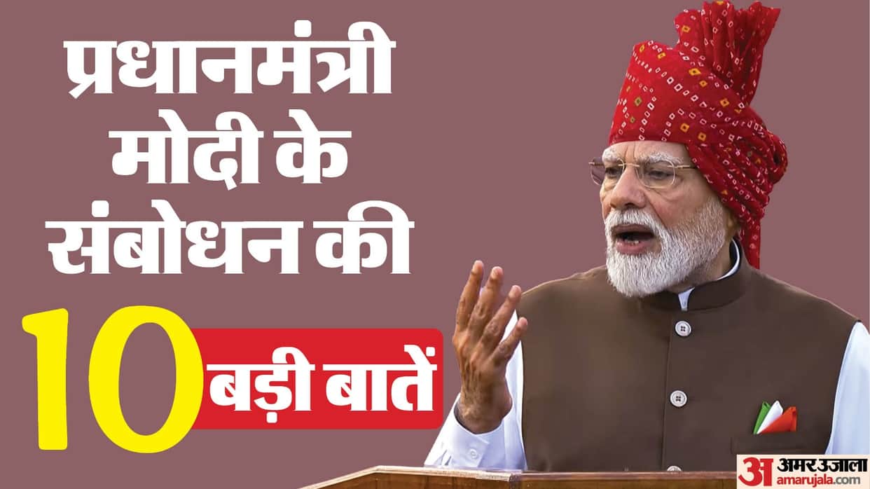 From Developed India to Self-reliant India 10 big messages PM Modi gave to the world from Red Fort