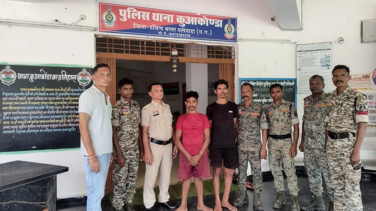 CG: शराब के नशे में खूनी विवाद, पुराने लेनदेन को लेकर साथी के गले पर चाकू से किया वार; दो गिरफ्तार
