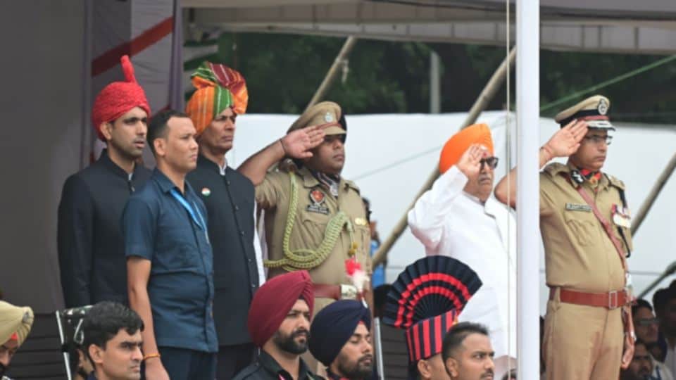 Independence day celebration in Chandigarh