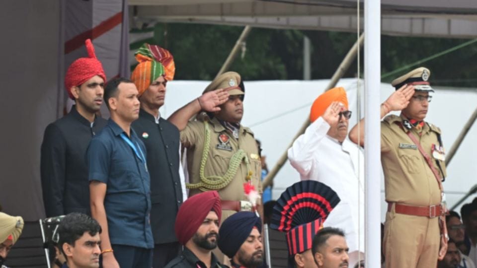 Independence day celebration in Chandigarh