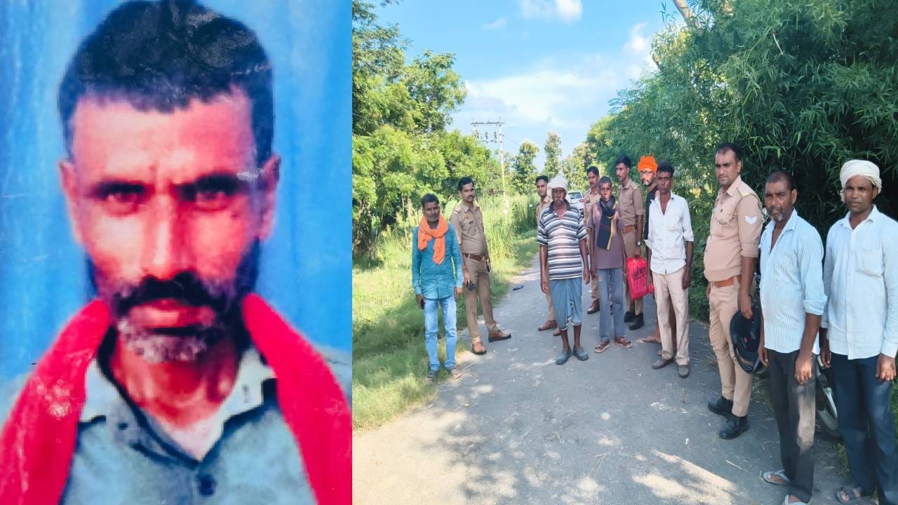 सुधई की फाइल फोटो, मौके पर मौजूद पुलिस व लोग।