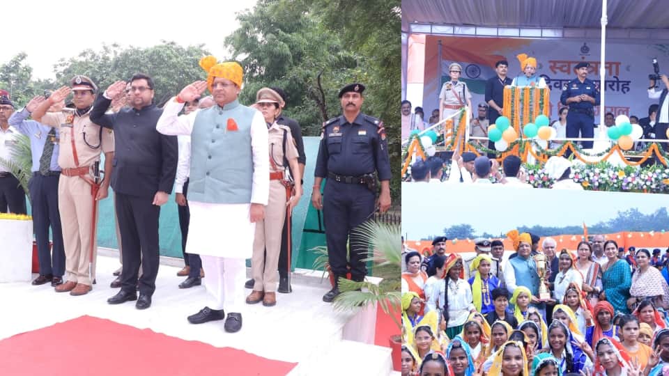 Minister Vipul Goel attended the Independence Day celebrations in Faridabad