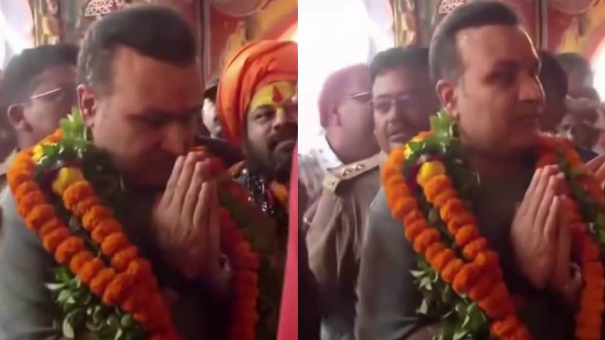 Virender Sehwag arrived in Ayodhya paid obeisance at Ram Lalla and Hanumangarhi received blessings from saints