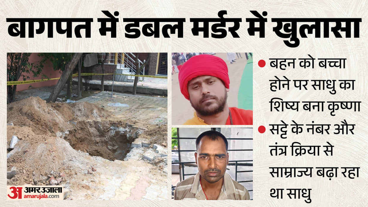 Baghpat Double Murder Case Krishna became a sadhu disciple after his sister gave birth to a child
