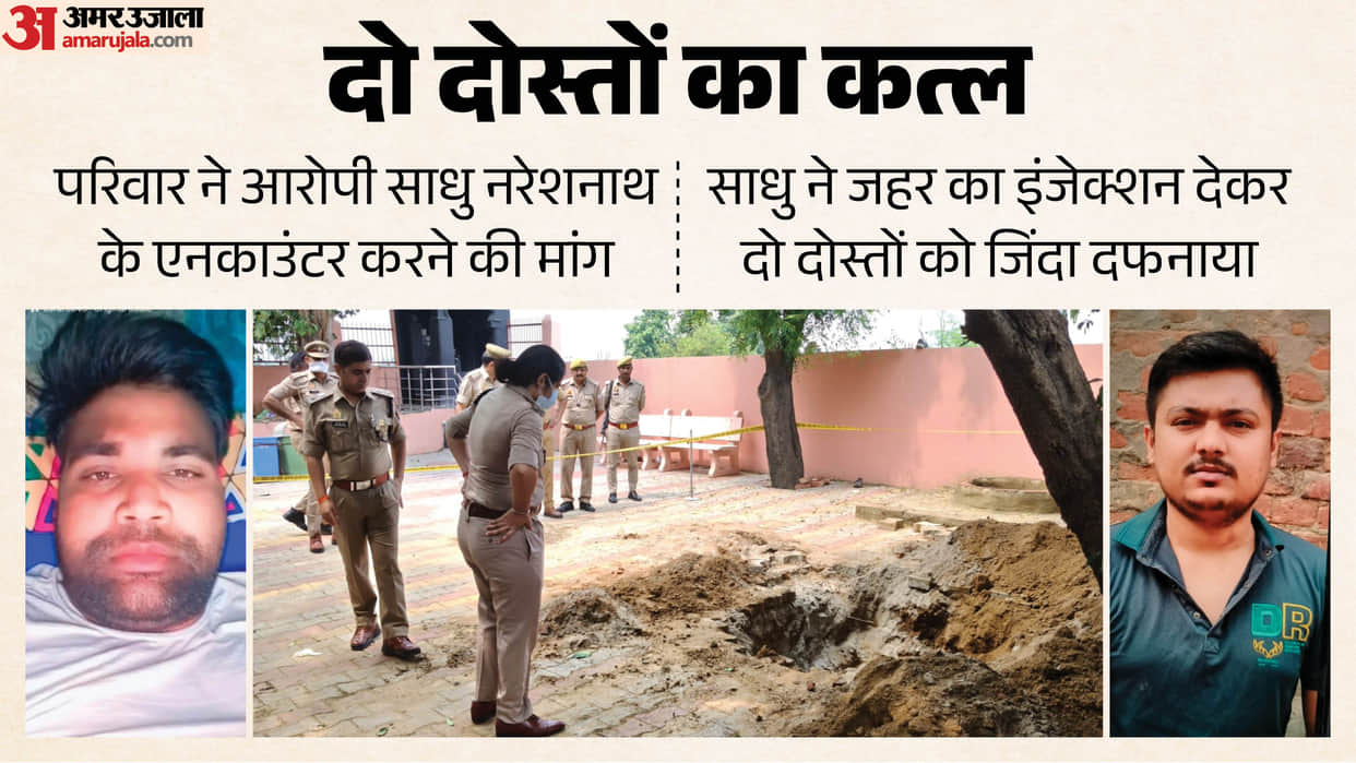Sadhu injected two friends with poison and buried alive after they objected to illicit relations In Baghpat