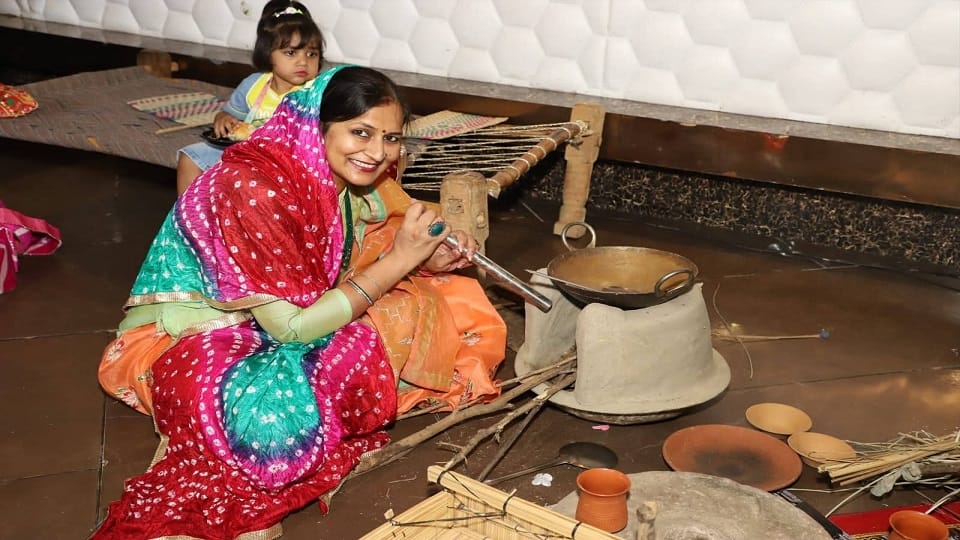 चूल्हे का फैंसी अंदाज