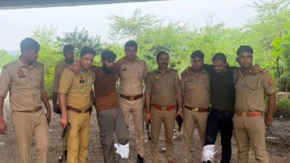 Two robbers injured in police encounter in Greater Noida