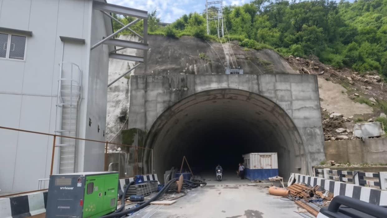 hanogi tunnel repair 50 crore kiratpur manali fourlane mandi