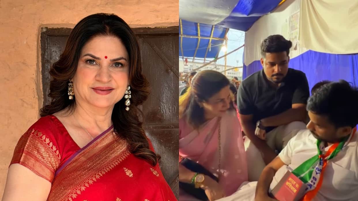 Kunickaa Sadanand Actress Joined JPSC Protest Jharkhand on Sunday