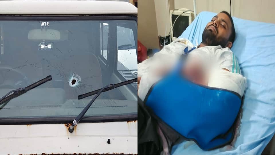 Multiple rounds fired in Agra due to feud  young man was shot and injured
