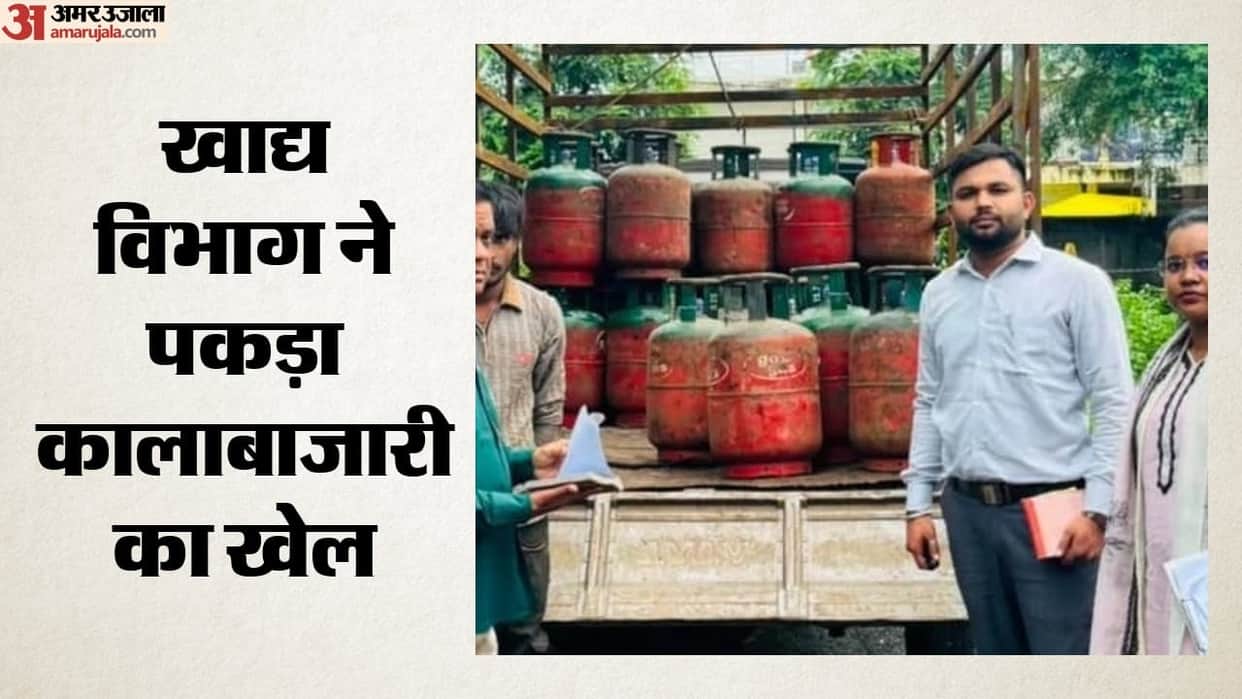 Black marketing of commercial cylinders exposed in the capital two vehicles loaded with 128 cylinders seized