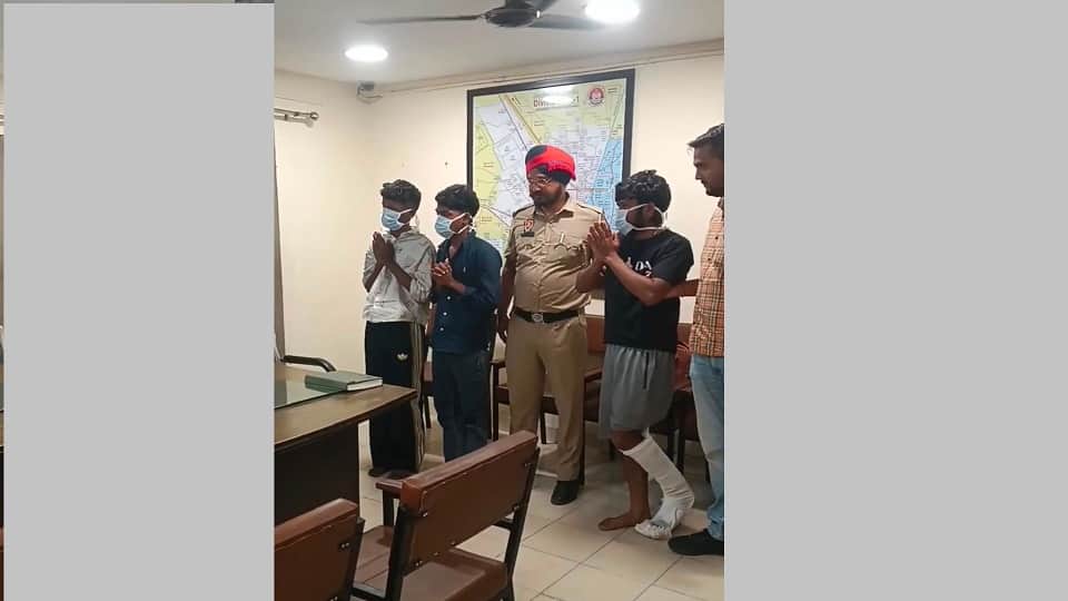 Four accused from a robbery gang arrested