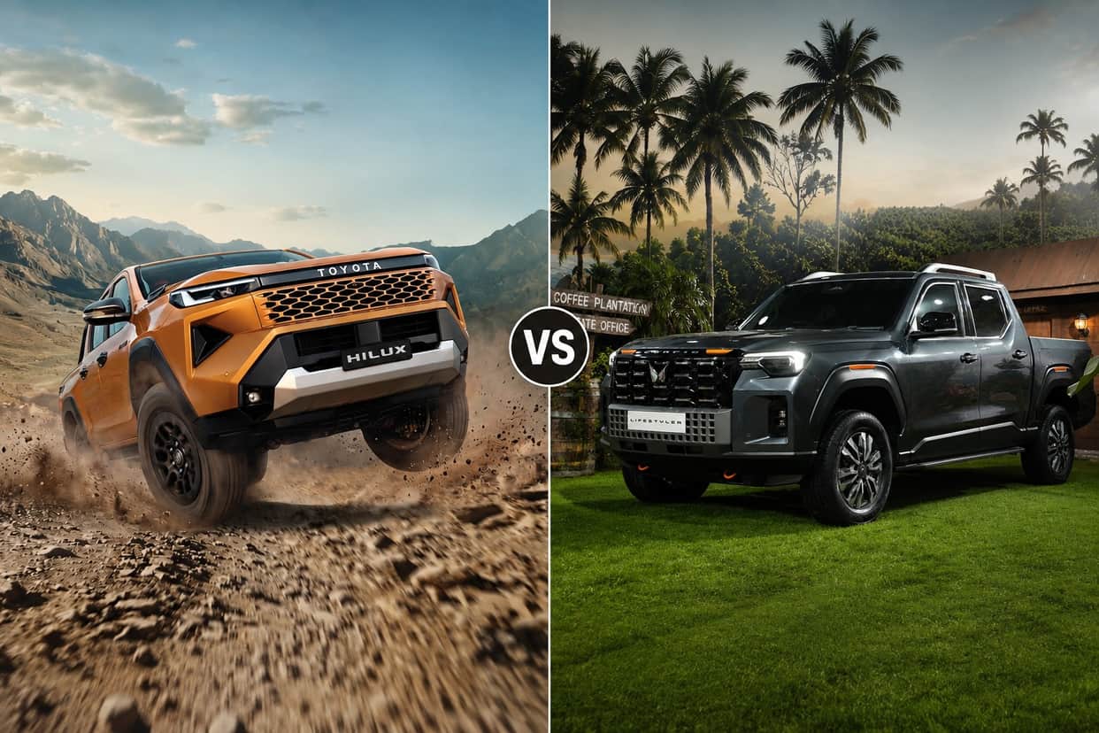 Mahindra Scorpio Lifestyler vs Toyota Hilux: Design,  Specs, Comparison