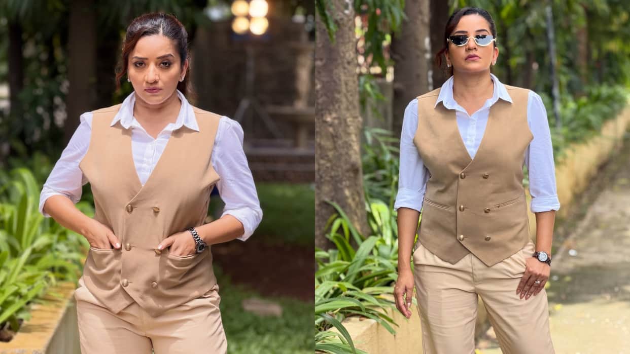 love to hate you Star Bhojpuri Actress monalisa Shares her Photos In Boss Lady look Goes Viral